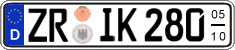 German license plate, Seasonal plates