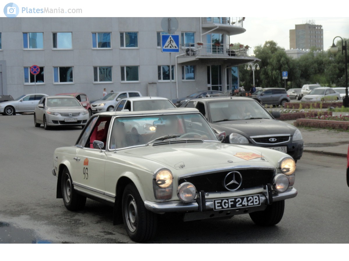 EGF242B, Mercedes-Benz SL-Klasse 2nd gen 230­–280 SL (W113), 1963–1971