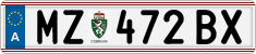 License plate of Austria, Regular plates