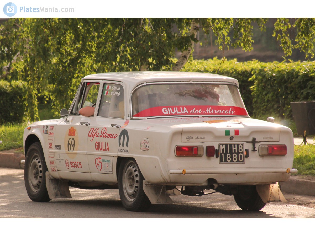 MI H81880, Alfa Romeo Giulia 1st gen (105), 1962–1977