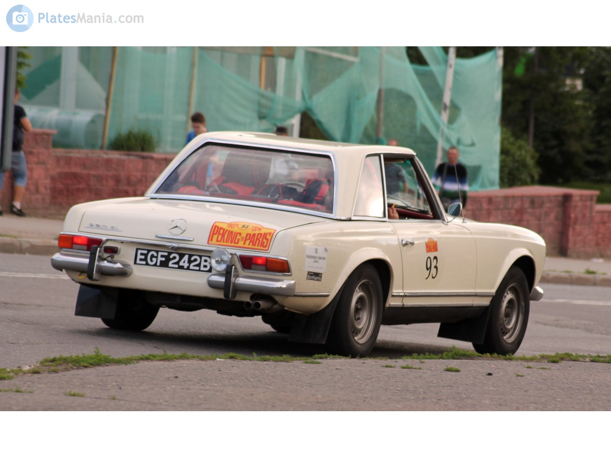 EGF242B, Mercedes-Benz SL-Klasse 2nd gen 230­–280 SL (W113), 1963–1971