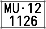 License plates of Spain, 1900 year series