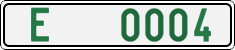 License plate of the Czech Republic, Dealer (2001)