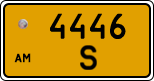License plate of Armenia, Public transport