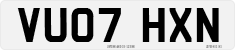 License plate of the United Kingdom, 2001 year system
