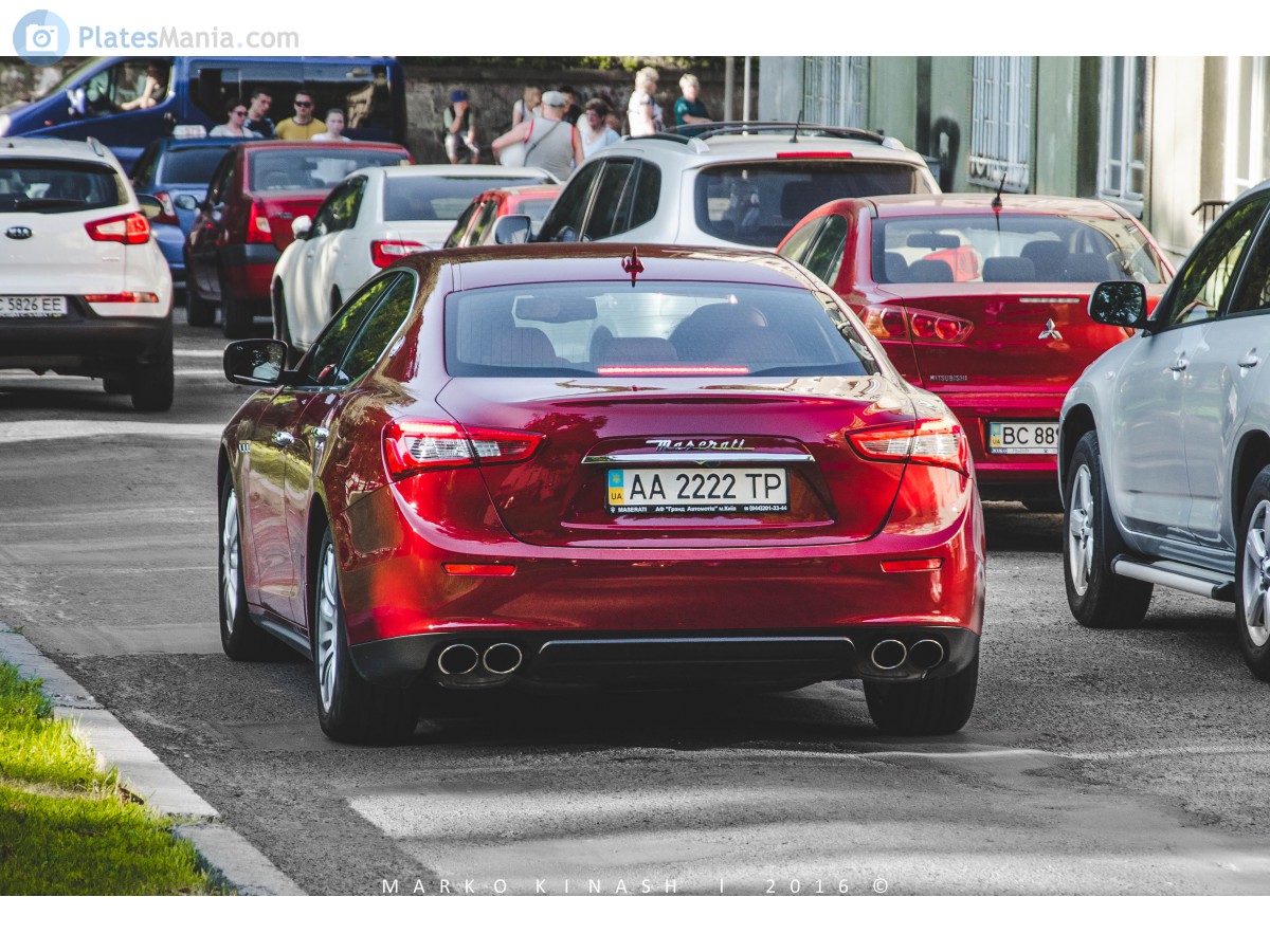 AA 2222 TP, Maserati Ghibli 3rd gen (M157), 2013–2023