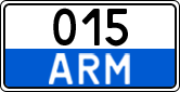 License plate of Armenia, High officials