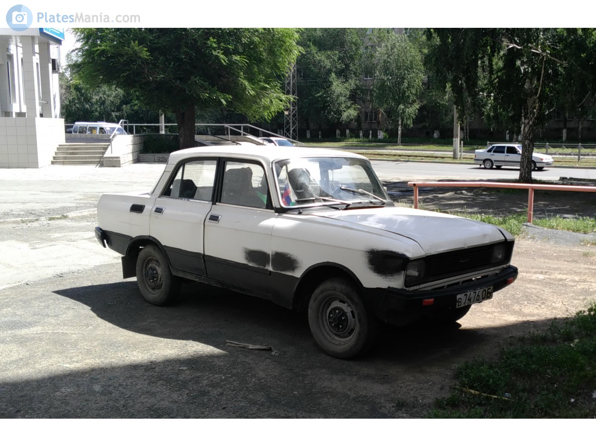 в 7476 ОБ, Moskvich (AZLK) 2138/2140 2140SL (2140-117), 1981–1988