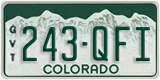 Colorado, 123-ABC