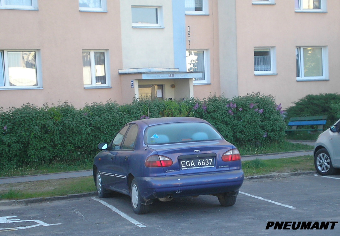 EGA 6637, Daewoo Lanos 1st gen Sedan (T100/T150), 1997–2009