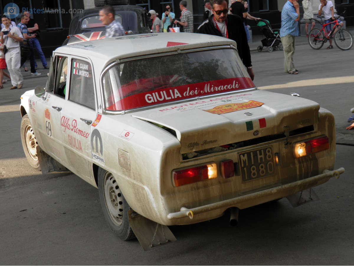 MI H81880, Alfa Romeo Giulia 1st gen (105), 1962–1977