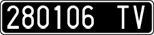 License plate of Italy, Cars (1927 year series)