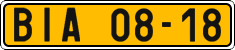 License plate of the Czech Republic, Commercial vehicles (1960)