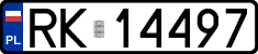 License plates of Poland, Regular car plates