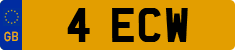 License plate of the United Kingdom, 1932 year system