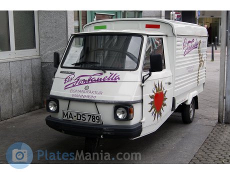 MA DS 789, Piaggio Vespacar