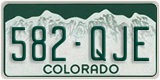 Colorado, 123-ABC