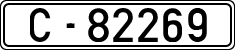 License plates of Spain, 1900 year series