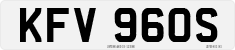License plate of the United Kingdom, 1963 year system