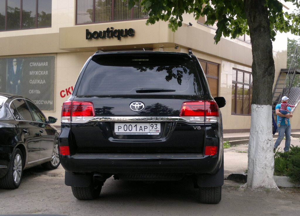 р 001 ар 93, Toyota Land Cruiser 