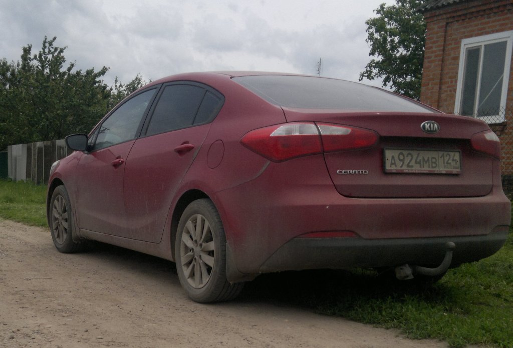 а 924 мв 124, Kia Cerato 3rd gen Sedan (YD), 2012–2016