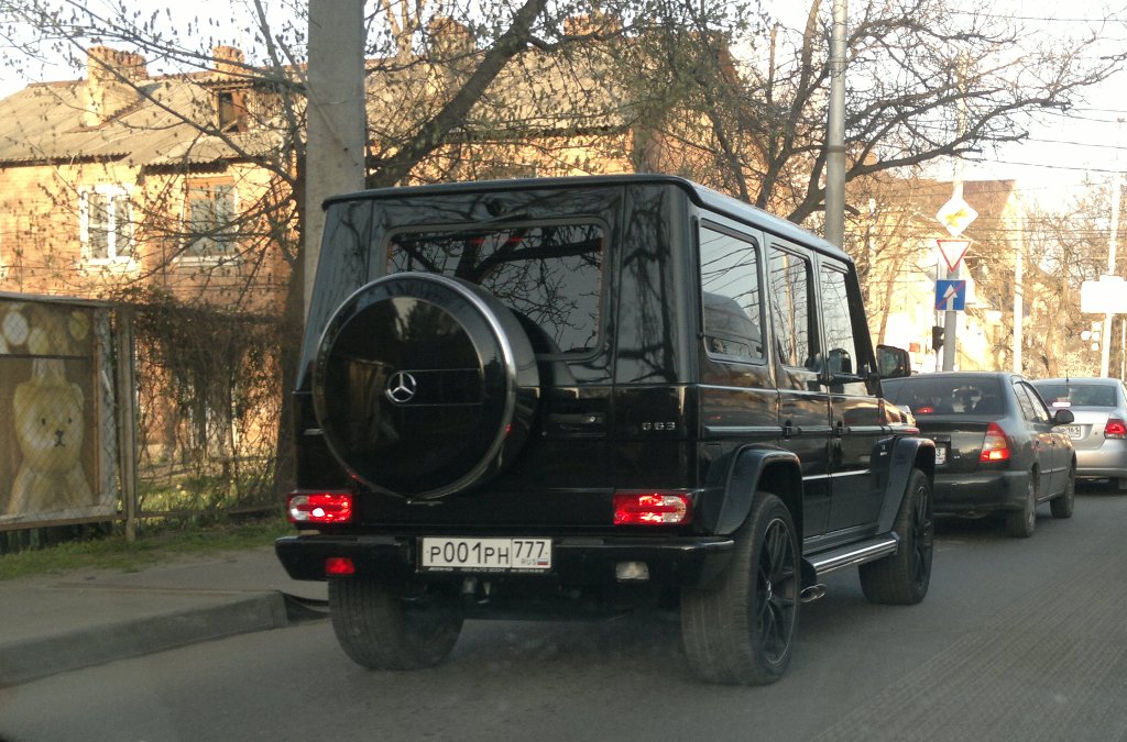 р 001 рн 777, Mercedes-Benz G-Klasse 