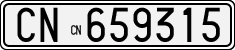 License plate of Italy, Cars (1927 year series)