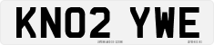 License plate of the United Kingdom, 2001 year system