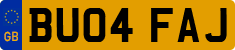 License plate of the United Kingdom, 2001 year system