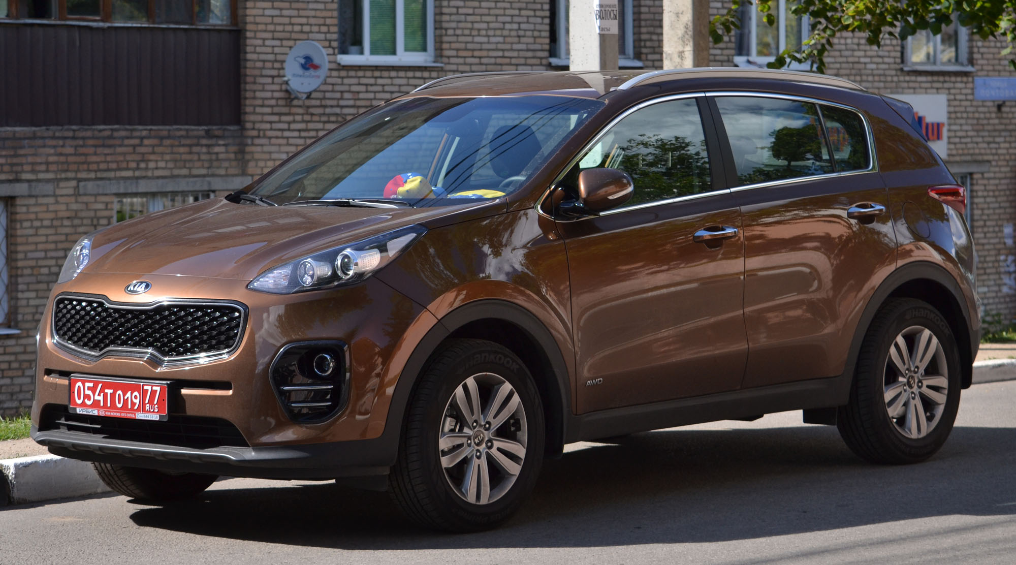 054 T 019 77, Kia Sportage 4th gen (QL), 2015–2018 (–2019 for NA-market)