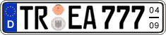 German license plate, Seasonal plates