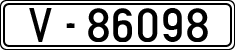 License plates of Spain, 1900 year series