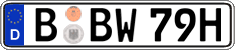 German license plate, Plates for oldtimers (type 