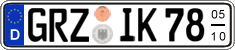 German license plate, Seasonal plates