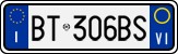 License plate of Italy, Cars (1994 year series)