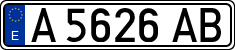 License plates of Spain, 1971 year series