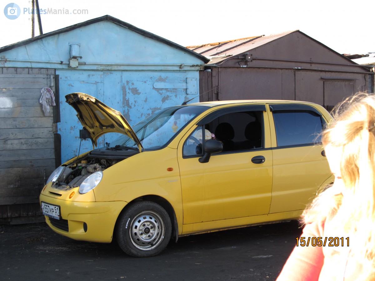 у 557 кр 51, Daewoo Matiz 1st gen (M150), facelift, 2000­–2011  (­–2015 for CIS-market)