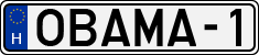 license plates of Hungary, Vanity Plates (1990)