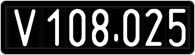 License plate of Austria, 1947 year system