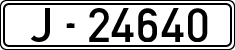 License plates of Spain, 1900 year series