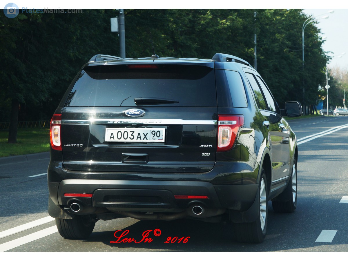 а 003 ах 90, Ford Explorer 