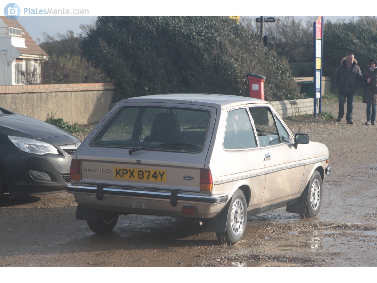 KPX874Y, Ford Fiesta 1st gen Hatch (FBT), 1976–1983
