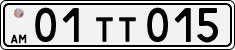 License plate of Armenia, Private owners