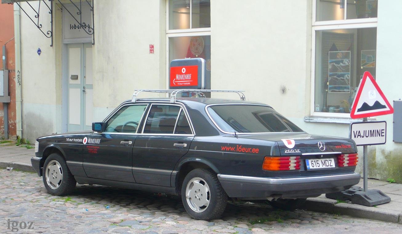 615 MDZ, Mercedes-Benz S-Klasse 4th gen Sedan (W126/V126), 1979–1991