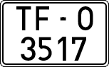 License plates of Spain, 1971 year series