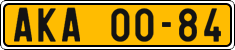 License plate of the Czech Republic, Commercial vehicles (1960)