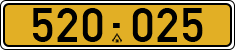 License plate of Israel, Regular plates