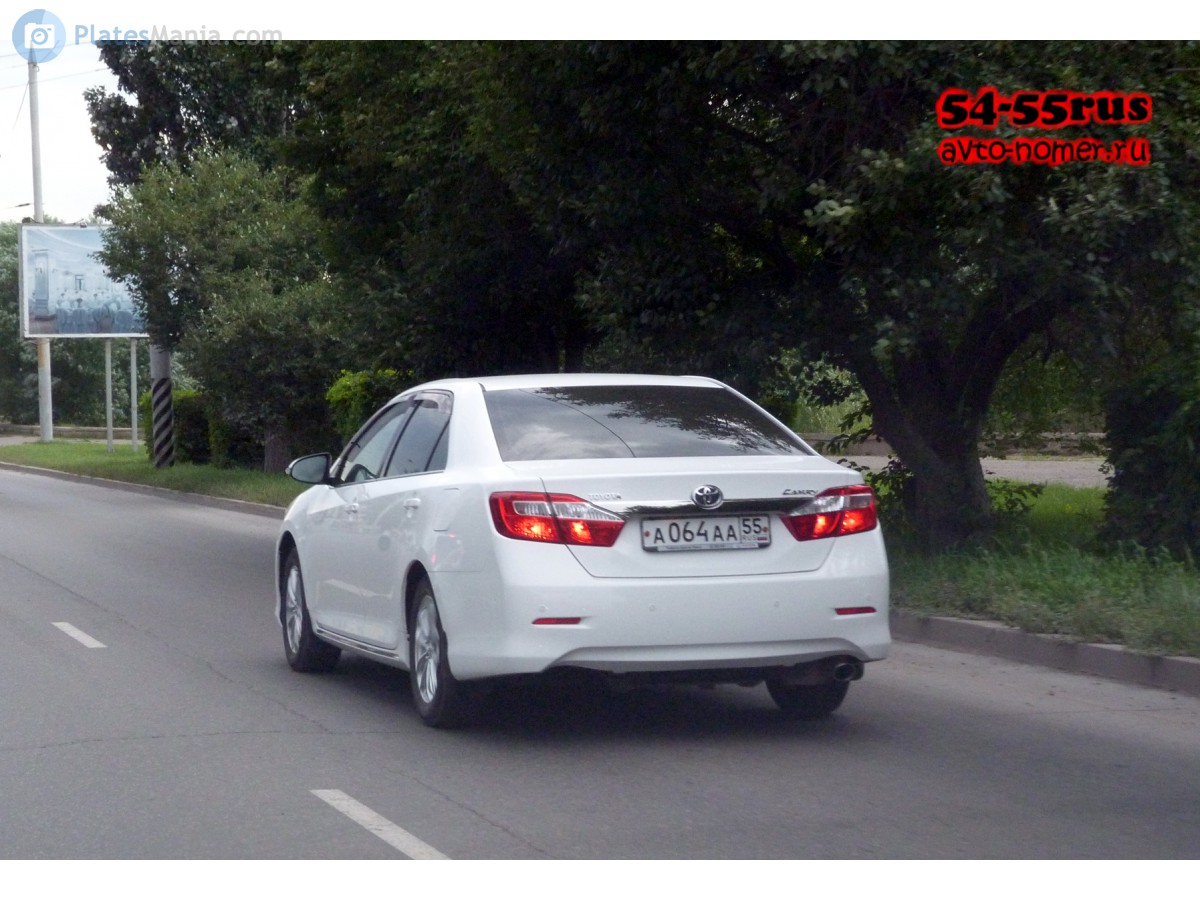 а 064 аа 55, Toyota Camry 7th gen (XV50; Global-market), 2011–2014
