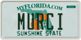 Florida, Vanity Plates