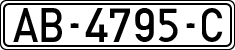 License plates of Spain, 1971 year series